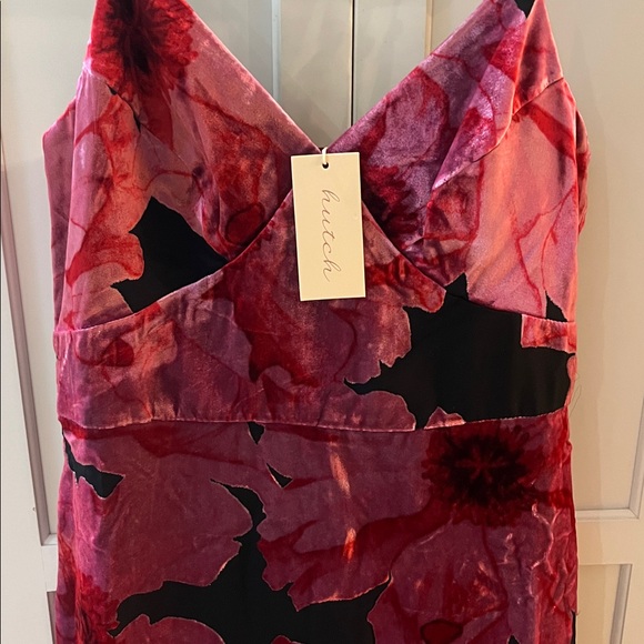 ‼️FINAL PRICE‼️ Hutch  Royce hi lo velvet burnout dress - NWT - Picture 4 of 8